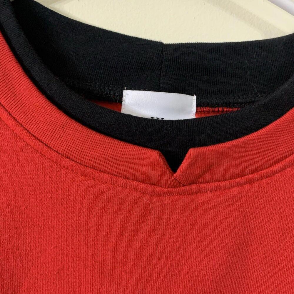 VTG Bon Worth Scottie Dog Scottish Terrier Red Sweat Shirt Embroidered Novelty​​ - Picture 3 of 5
